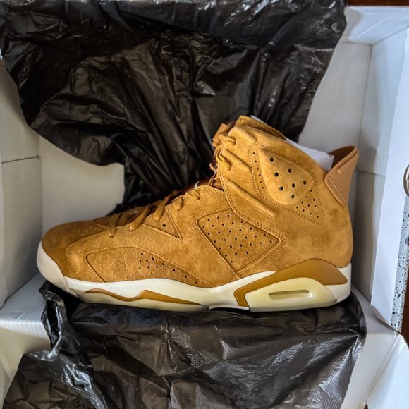 Nike Air Jordan 6 VI Retro Wheat Men’s Size 13 Golden Harvest - Picture 2 of 10